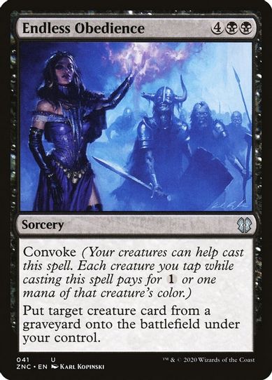 Endless Obedience (41) [Commander: Zendikar Rising]