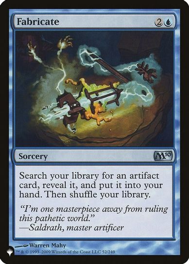 Fabricate (52) [The List]