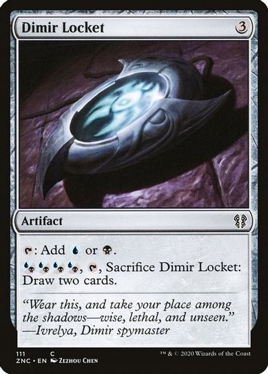 Dimir Locket (111) [Commander: Zendikar Rising]