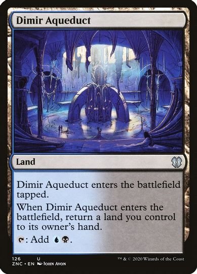 Dimir Aqueduct (126) [Commander: Zendikar Rising]