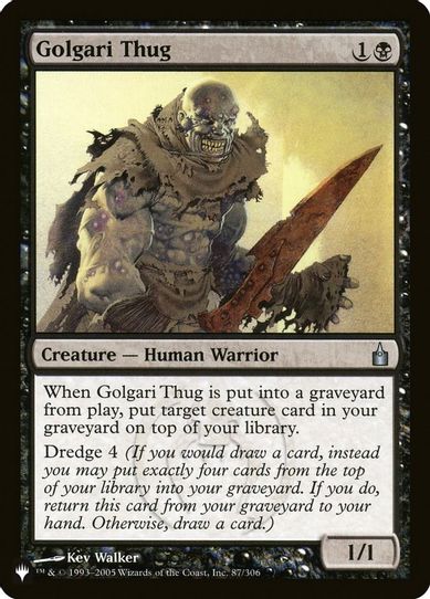 Golgari Thug (87) [The List]
