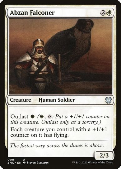 Abzan Falconer (9) [Commander: Zendikar Rising]