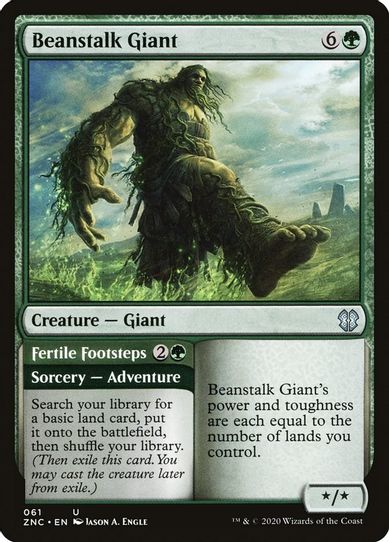 Beanstalk Giant (61) [Commander: Zendikar Rising]