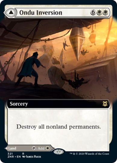Ondu Inversion (Extended Art) (321) [Zendikar Rising]