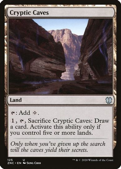 Cryptic Caves (125) [Commander: Zendikar Rising]