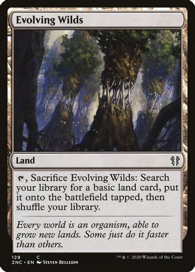 Evolving Wilds (129) [Commander: Zendikar Rising]