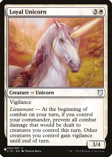 Loyal Unicorn (4) [The List]