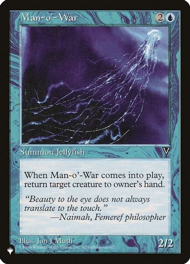 Man-o'-War (VIS) [The List]