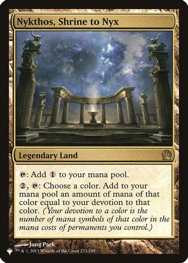 Nykthos, Shrine to Nyx (223) [The List]