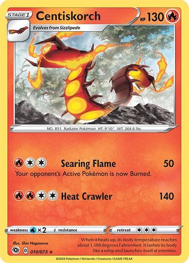 Centiskorch (10/73) [Champion's Path]