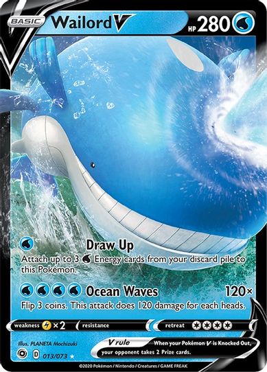 Wailord V (13/73) [Champion's Path]