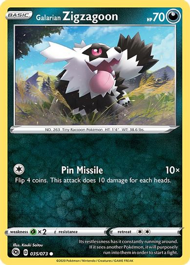 Galarian Zigzagoon (35/73) [Champion's Path]