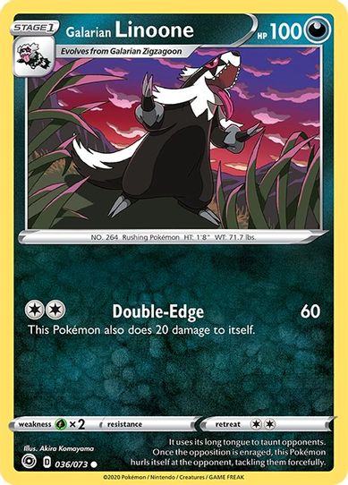 Galarian Linoone (36/73) [Champion's Path]
