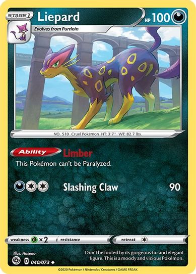 Liepard (40/73) [Champion's Path]