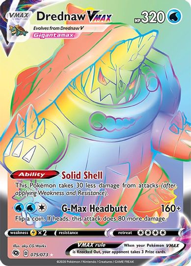 Drednaw VMAX (Secret) (75/73) [Champion's Path]