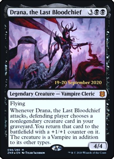 Drana, the Last Bloodchief (98) [Prerelease Cards]