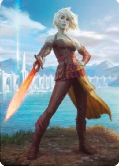 Nahiri, Heir of the Ancients Art Card () (3) [Art Series: Zendikar Rising]