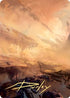 Plains Art Card () (Gold-Stamped Signature) (7) [Art Series: Zendikar Rising]