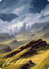 Plains Art Card () (Gold-Stamped Signature) (9) [Art Series: Zendikar Rising]