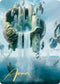 Island Art Card () (Gold-Stamped Signature) (11) [Art Series: Zendikar Rising]