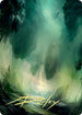 Swamp Art Card () (Gold-Stamped Signature) (13) [Art Series: Zendikar Rising]