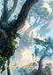 Forest Art Card () (Gold-Stamped Signature) (19) [Art Series: Zendikar Rising]