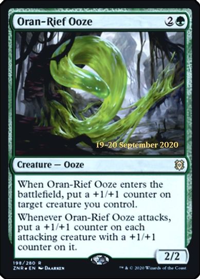 Oran-Rief Ooze (198) [Prerelease Cards]