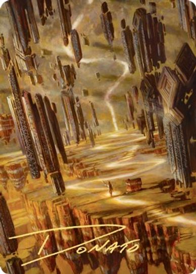 Brightclimb Pathway Art Card (Gold-Stamped Signature) (23) [Art Series: Zendikar Rising]