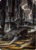 Grimclimb Pathway Art Card (24) [Art Series: Zendikar Rising]
