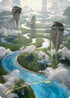Clearwater Pathway Art Card (Gold-Stamped Signature) (25) [Art Series: Zendikar Rising]