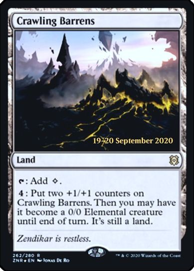 Crawling Barrens (262) [Prerelease Cards]