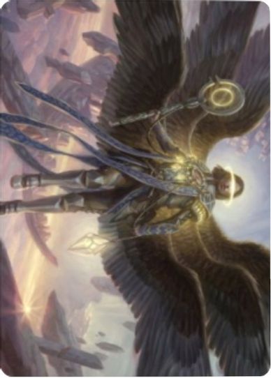 Angel of Destiny Art Card (37) [Art Series: Zendikar Rising]