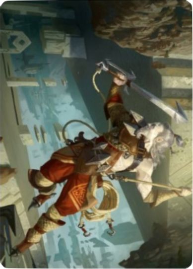 Cliffhaven Sell-Sword Art Card (38) [Art Series: Zendikar Rising]