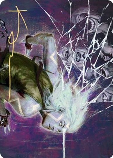 Anticognition Art Card (Gold-Stamped Signature) (46) [Art Series: Zendikar Rising]