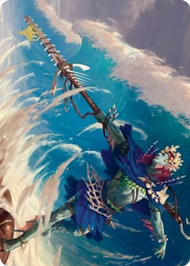 Tazeem Roilmage Art Card (Gold-Stamped) (51) [Art Series: Zendikar Rising]
