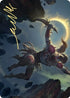 Nighthawk Scavenger Art Card (Gold-Stamped Signature) (58) [Art Series: Zendikar Rising]