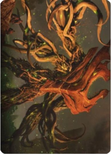 Ashaya, Soul of the Wild Art Card (69) [Art Series: Zendikar Rising]