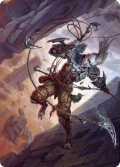 Akiri, Fearless Voyager Art Card (74) [Art Series: Zendikar Rising]