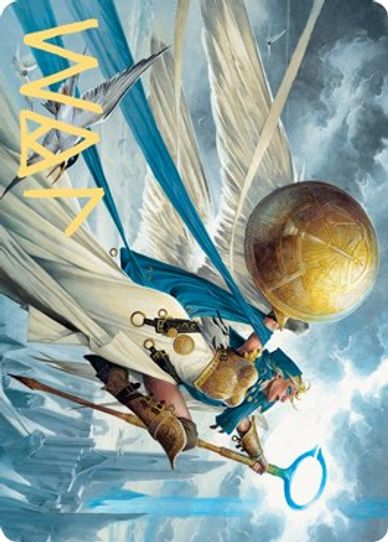 Linvala, Shield of Sea Gate Art Card (Gold-Stamped Signature) (77) [Art Series: Zendikar Rising]