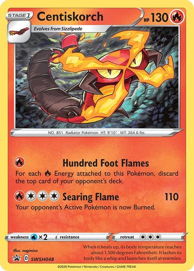 Centiskorch SWSH048 (SWSH048) [SWSH: Sword & Shield Promo Cards]