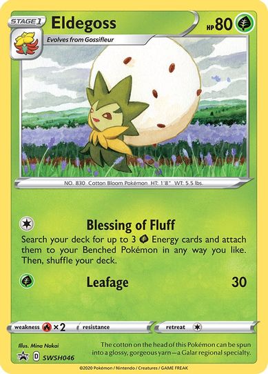 Eldegoss SWSH046 (SWSH046) [SWSH: Sword & Shield Promo Cards]