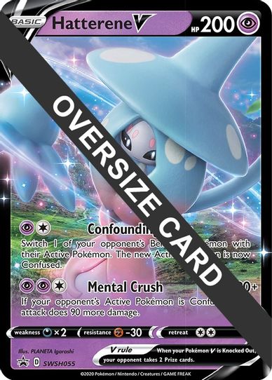 Hatterene V SWSH055 (SWSH055) [First Partner Pack Jumbo Cards]