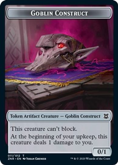 Goblin Construct // Kor Warrior Double-sided Token [Zendikar Rising]