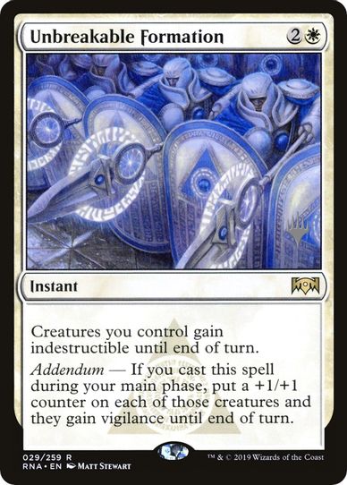 Unbreakable Formation (29) [Promo Pack: Zendikar Rising]