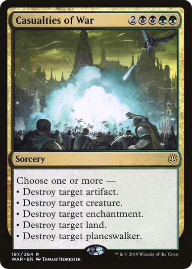 Casualties of War (187) [Promo Pack: Zendikar Rising]