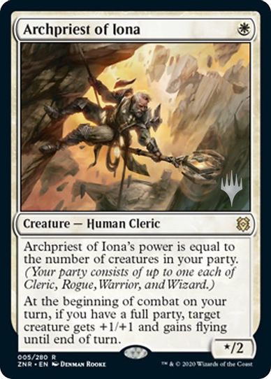 Archpriest of Iona (5) [Promo Pack: Zendikar Rising]