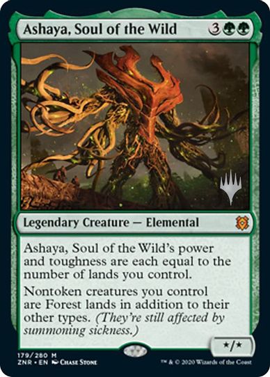 Ashaya, Soul of the Wild (179) [Promo Pack: Zendikar Rising]