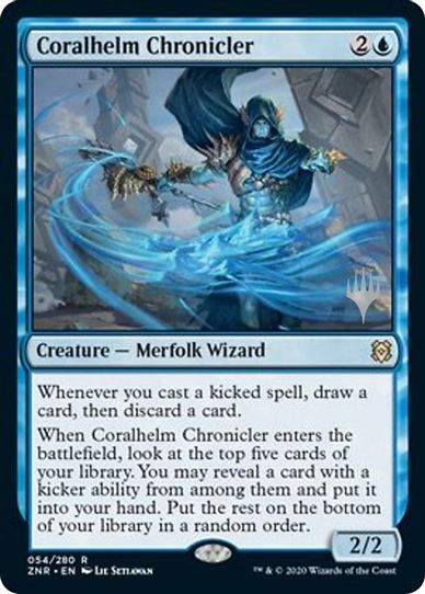 Coralhelm Chronicler (54) [Promo Pack: Zendikar Rising]