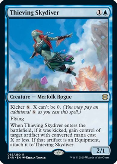 Thieving Skydiver (85) [Promo Pack: Zendikar Rising]