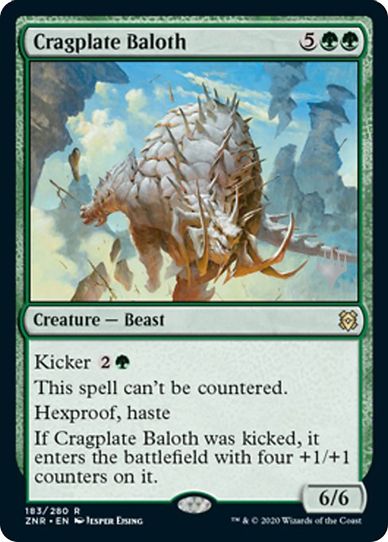 Cragplate Baloth (183) [Promo Pack: Zendikar Rising]